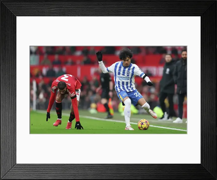 Framed Print : Manchester United v Brighton and Hove Albion Premier League 19JAN25 Framed Print : Manchester United v Brighton and Hove Albion Premier League 19JAN25