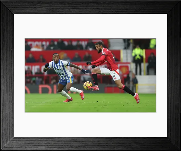 Framed Print : Manchester United v Brighton and Hove Albion Premier League 19JAN25 Framed Print : Manchester United v Brighton and Hove Albion Premier League 19JAN25