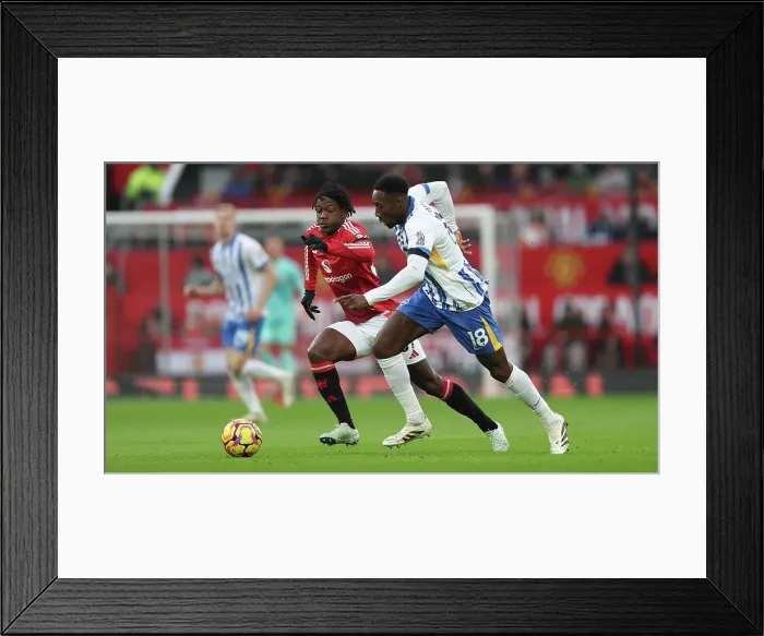 Framed Print : Manchester United v Brighton and Hove Albion Premier League 19JAN25 Framed Print : Manchester United v Brighton and Hove Albion Premier League 19JAN25