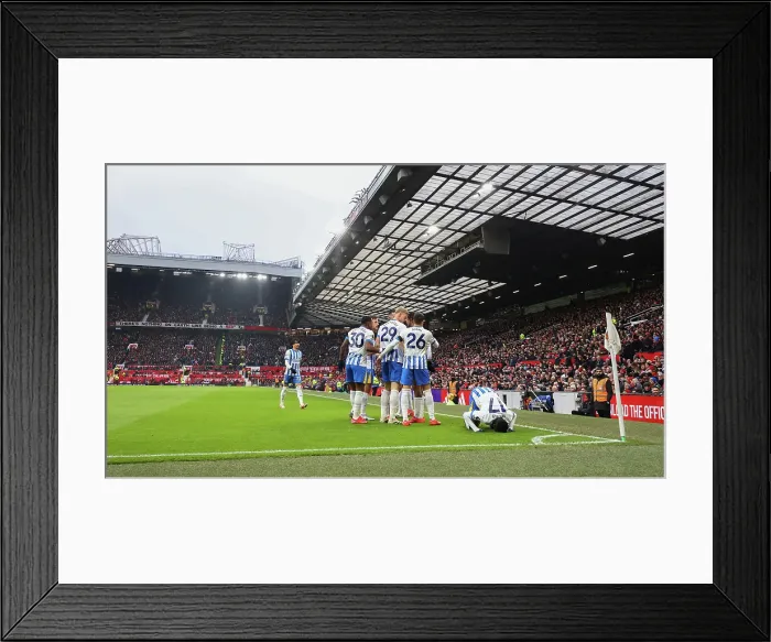 Framed Print : Manchester United v Brighton and Hove Albion Premier League 19JAN25
