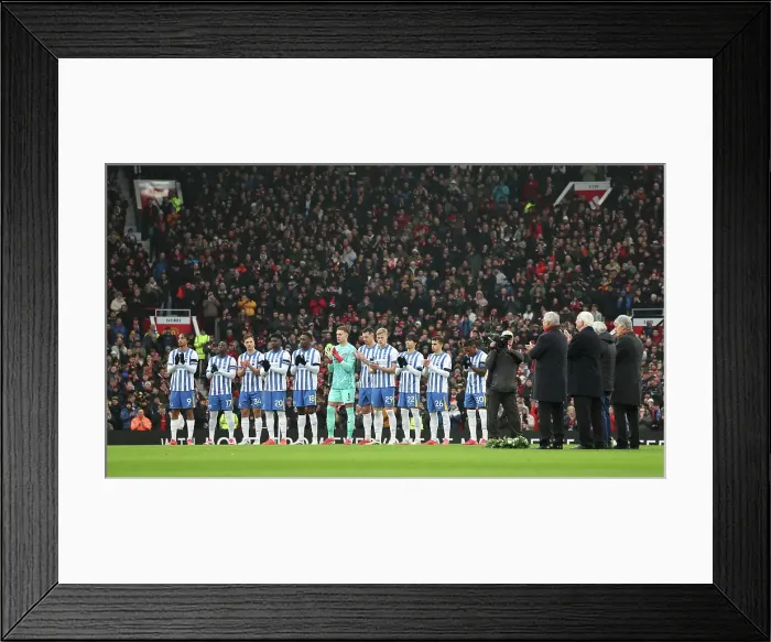 Framed Print : Manchester United v Brighton and Hove Albion Premier League 19JAN25 Framed Print : Manchester United v Brighton and Hove Albion Premier League 19JAN25