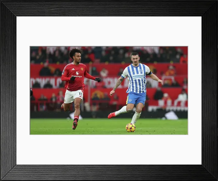 Framed Print : Manchester United v Brighton and Hove Albion Premier League 19JAN25 Framed Print : Manchester United v Brighton and Hove Albion Premier League 19JAN25