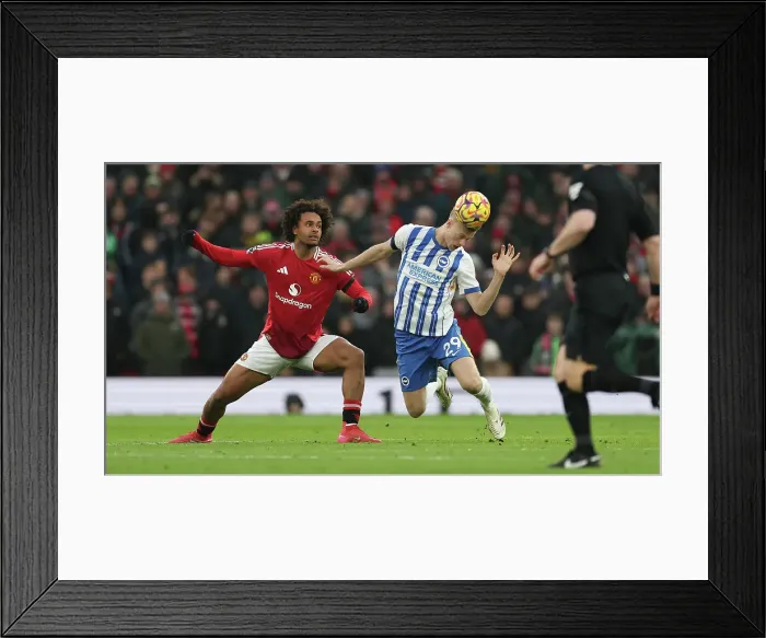 Framed Print : Manchester United v Brighton and Hove Albion Premier League 19JAN25 Framed Print : Manchester United v Brighton and Hove Albion Premier League 19JAN25