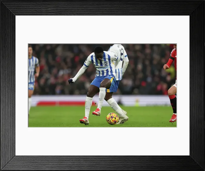 Framed Print : Manchester United v Brighton and Hove Albion Premier League 19JAN25 Framed Print : Manchester United v Brighton and Hove Albion Premier League 19JAN25
