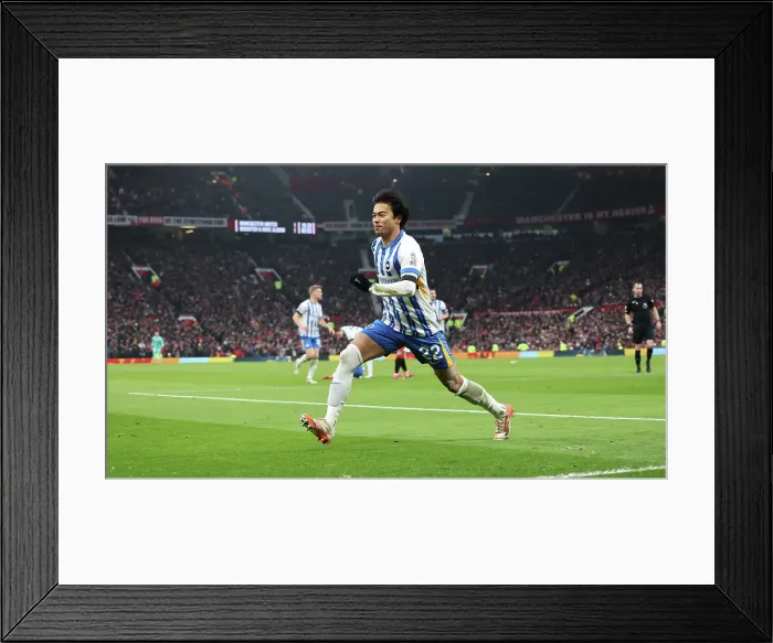 Framed Print : Manchester United v Brighton and Hove Albion Premier League 19JAN25 Framed Print : Manchester United v Brighton and Hove Albion Premier League 19JAN25