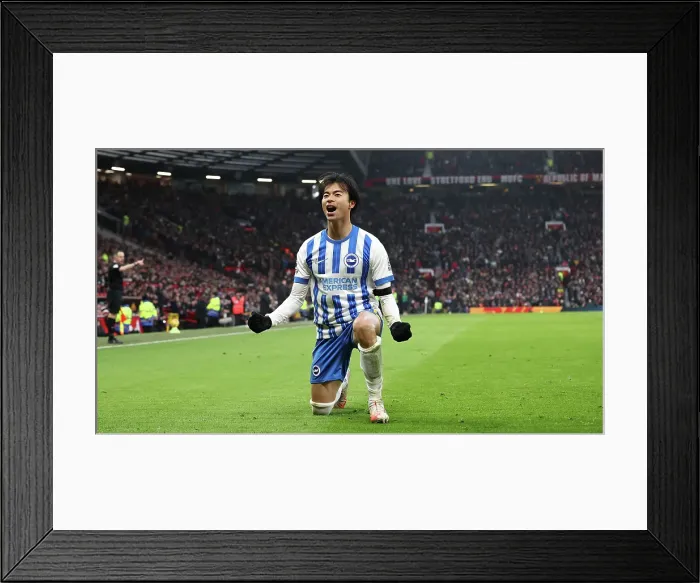 Framed Print : Manchester United v Brighton and Hove Albion Premier League 19JAN25 Framed Print : Manchester United v Brighton and Hove Albion Premier League 19JAN25