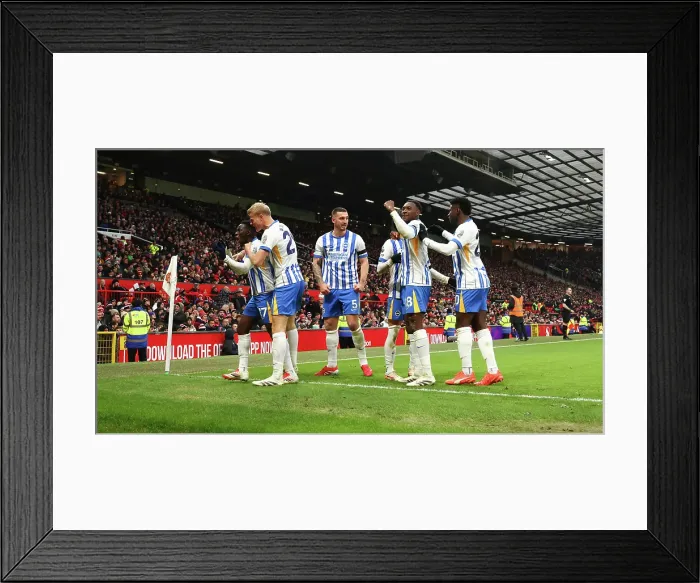 Framed Print : Manchester United v Brighton and Hove Albion Premier League 19JAN25 Framed Print : Manchester United v Brighton and Hove Albion Premier League 19JAN25