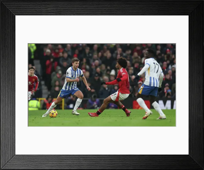 Framed Print : Manchester United v Brighton and Hove Albion Premier League 19JAN25 Framed Print : Manchester United v Brighton and Hove Albion Premier League 19JAN25