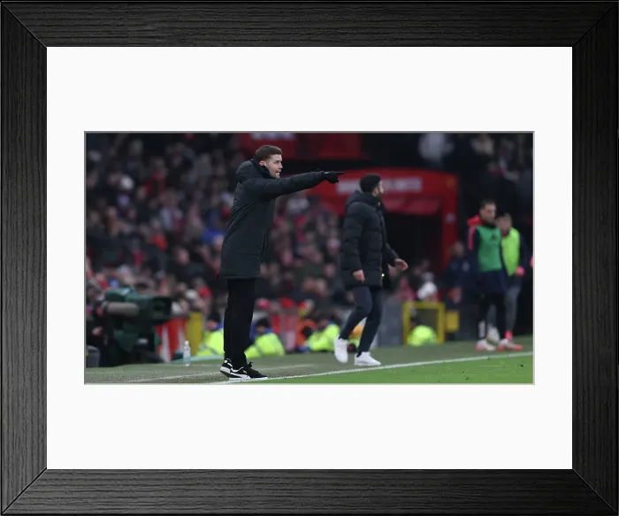 Framed Print : Manchester United v Brighton and Hove Albion Premier League 19JAN25 Framed Print : Manchester United v Brighton and Hove Albion Premier League 19JAN25