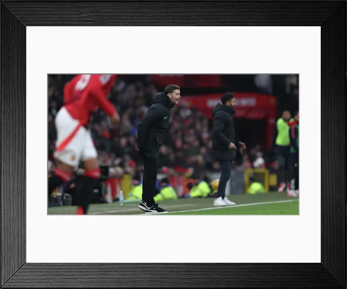 Framed Print : Manchester United v Brighton and Hove Albion Premier League 19JAN25 Framed Print : Manchester United v Brighton and Hove Albion Premier League 19JAN25