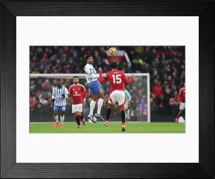 Framed Print : Manchester United v Brighton and Hove Albion Premier League 19JAN25 Framed Print : Manchester United v Brighton and Hove Albion Premier League 19JAN25