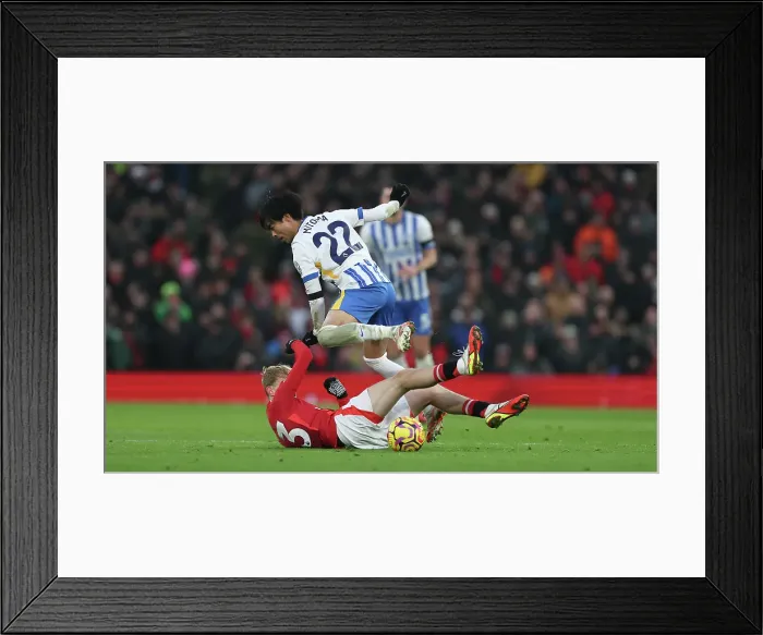 Framed Print : Manchester United v Brighton and Hove Albion Premier League 19JAN25 Framed Print : Manchester United v Brighton and Hove Albion Premier League 19JAN25