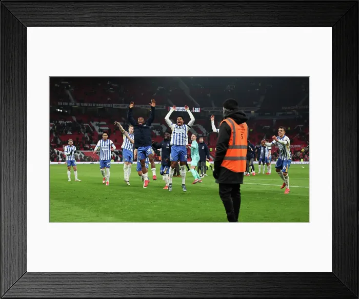 Framed Print : Manchester United v Brighton and Hove Albion Premier League 19JAN25 Framed Print : Manchester United v Brighton and Hove Albion Premier League 19JAN25
