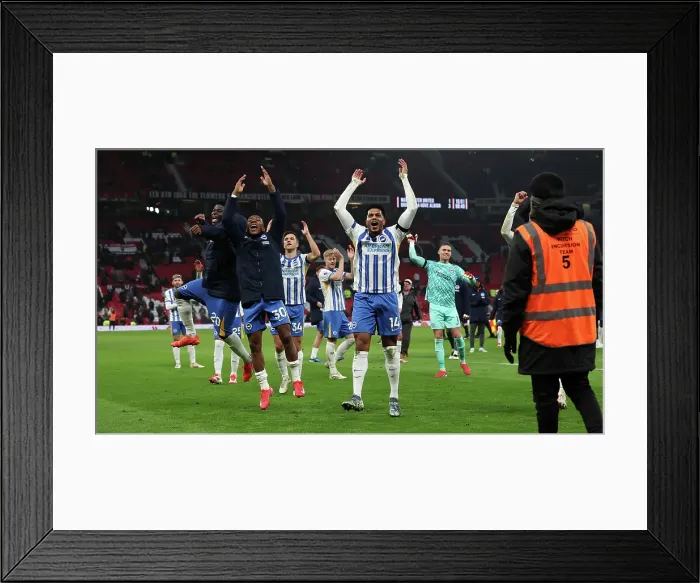 Framed Print : Manchester United v Brighton and Hove Albion Premier League 19JAN25 Framed Print : Manchester United v Brighton and Hove Albion Premier League 19JAN25