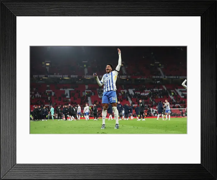 Framed Print : Manchester United v Brighton and Hove Albion Premier League 19JAN25 Framed Print : Manchester United v Brighton and Hove Albion Premier League 19JAN25