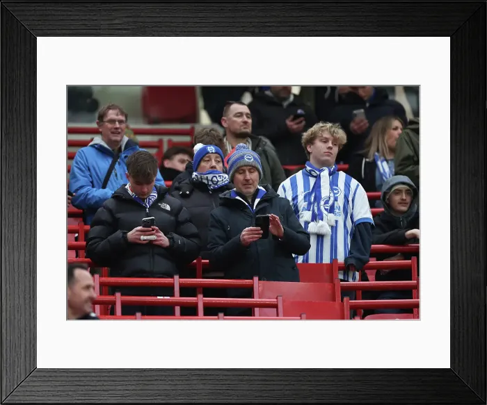 Framed Print : Manchester United v Brighton and Hove Albion Premier League 19JAN25 Framed Print : Manchester United v Brighton and Hove Albion Premier League 19JAN25