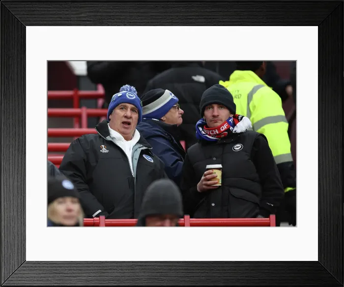 Framed Print : Manchester United v Brighton and Hove Albion Premier League 19JAN25 Framed Print : Manchester United v Brighton and Hove Albion Premier League 19JAN25