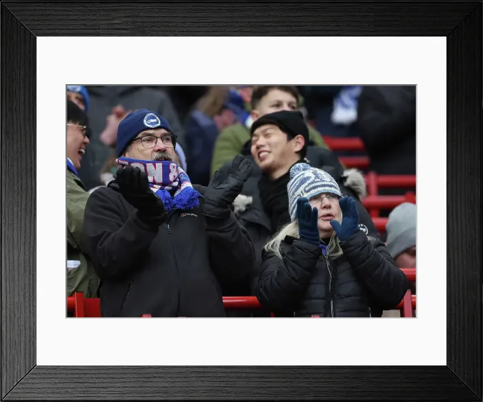 Framed Print : Manchester United v Brighton and Hove Albion Premier League 19JAN25 Framed Print : Manchester United v Brighton and Hove Albion Premier League 19JAN25
