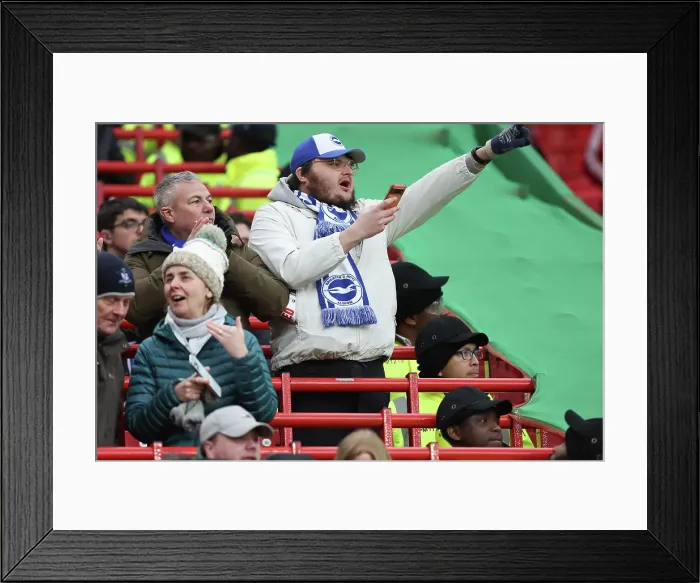 Framed Print : Manchester United v Brighton and Hove Albion Premier League 19JAN25 Framed Print : Manchester United v Brighton and Hove Albion Premier League 19JAN25
