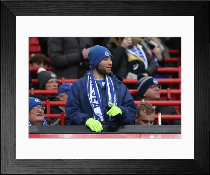 Framed Print : Manchester United v Brighton and Hove Albion Premier League 19JAN25 Framed Print : Manchester United v Brighton and Hove Albion Premier League 19JAN25