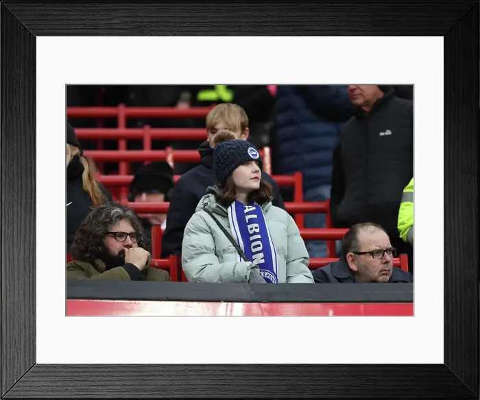 Framed Print : Manchester United v Brighton and Hove Albion Premier League 19JAN25 Framed Print : Manchester United v Brighton and Hove Albion Premier League 19JAN25