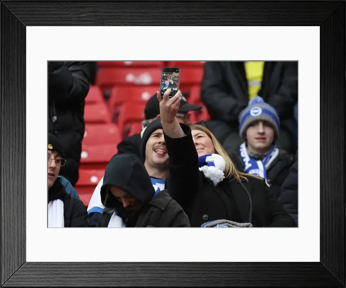 Framed Print : Manchester United v Brighton and Hove Albion Premier League 19JAN25 Framed Print : Manchester United v Brighton and Hove Albion Premier League 19JAN25