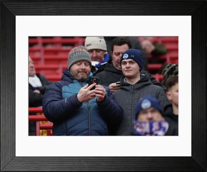 Framed Print : Manchester United v Brighton and Hove Albion Premier League 19JAN25 Framed Print : Manchester United v Brighton and Hove Albion Premier League 19JAN25