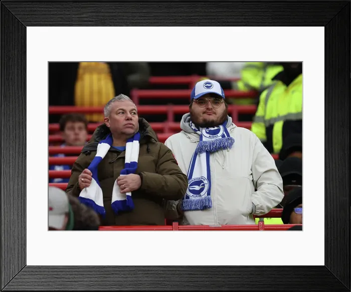 Framed Print : Manchester United v Brighton and Hove Albion Premier League 19JAN25 Framed Print : Manchester United v Brighton and Hove Albion Premier League 19JAN25