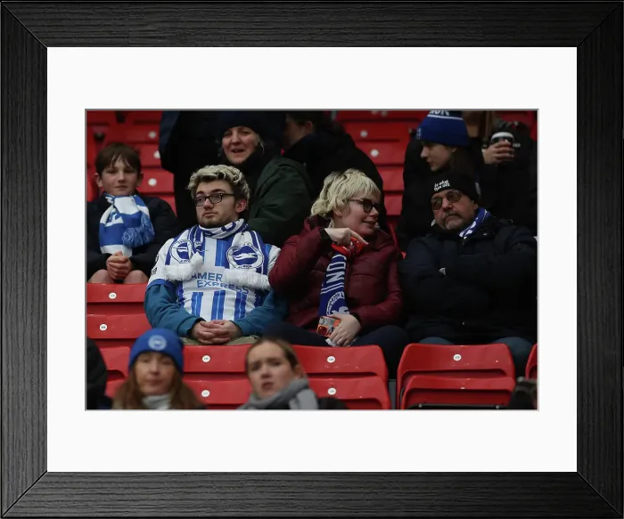 Framed Print : Manchester United v Brighton and Hove Albion Premier League 19JAN25 Framed Print : Manchester United v Brighton and Hove Albion Premier League 19JAN25