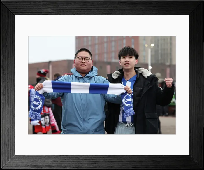Framed Print : Manchester United v Brighton and Hove Albion Premier League 19JAN25 Framed Print : Manchester United v Brighton and Hove Albion Premier League 19JAN25