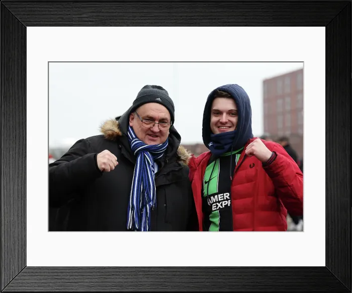 Framed Print : Manchester United v Brighton and Hove Albion Premier League 19JAN25 Framed Print : Manchester United v Brighton and Hove Albion Premier League 19JAN25