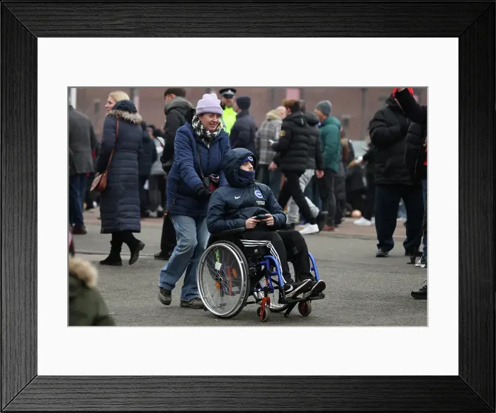 Framed Print : Manchester United v Brighton and Hove Albion Premier League 19JAN25 Framed Print : Manchester United v Brighton and Hove Albion Premier League 19JAN25