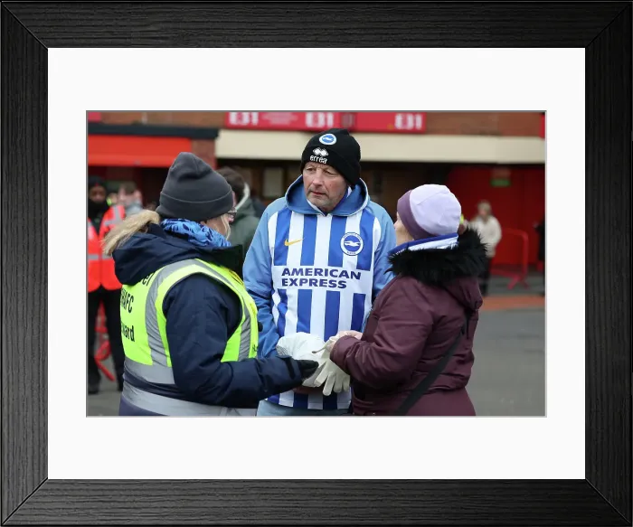 Framed Print : Manchester United v Brighton and Hove Albion Premier League 19JAN25 Framed Print : Manchester United v Brighton and Hove Albion Premier League 19JAN25