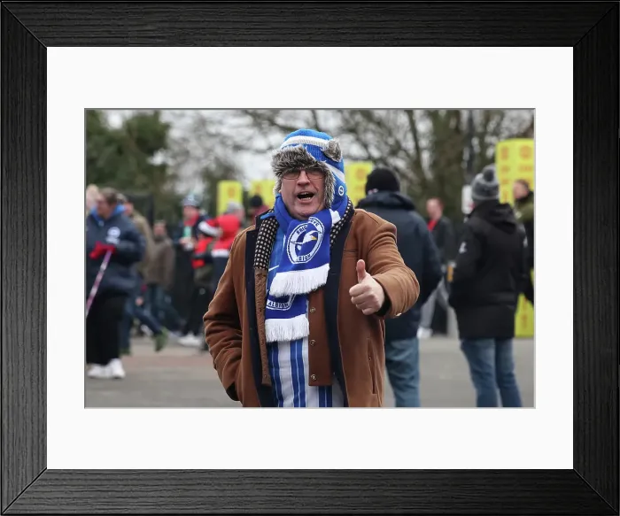 Framed Print : Manchester United v Brighton and Hove Albion Premier League 19JAN25 Framed Print : Manchester United v Brighton and Hove Albion Premier League 19JAN25