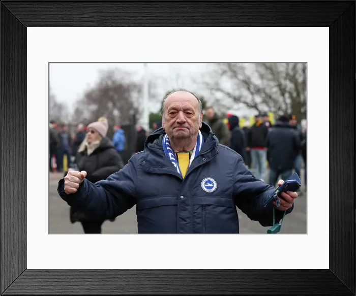 Framed Print : Manchester United v Brighton and Hove Albion Premier League 19JAN25 Framed Print : Manchester United v Brighton and Hove Albion Premier League 19JAN25
