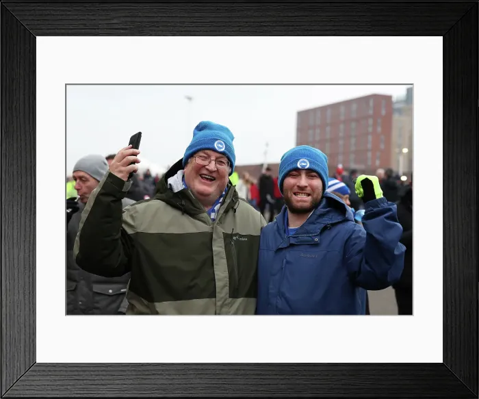 Framed Print : Manchester United v Brighton and Hove Albion Premier League 19JAN25 Framed Print : Manchester United v Brighton and Hove Albion Premier League 19JAN25