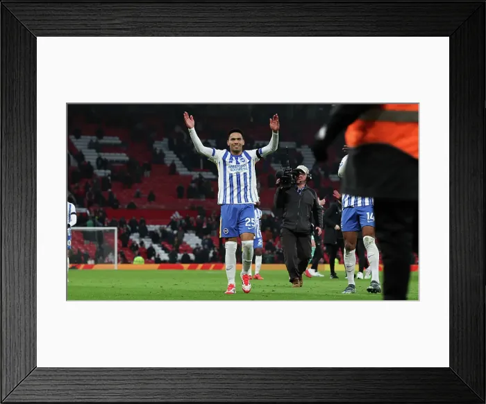 Framed Print : Manchester United v Brighton and Hove Albion Premier League 19JAN25 Framed Print : Manchester United v Brighton and Hove Albion Premier League 19JAN25