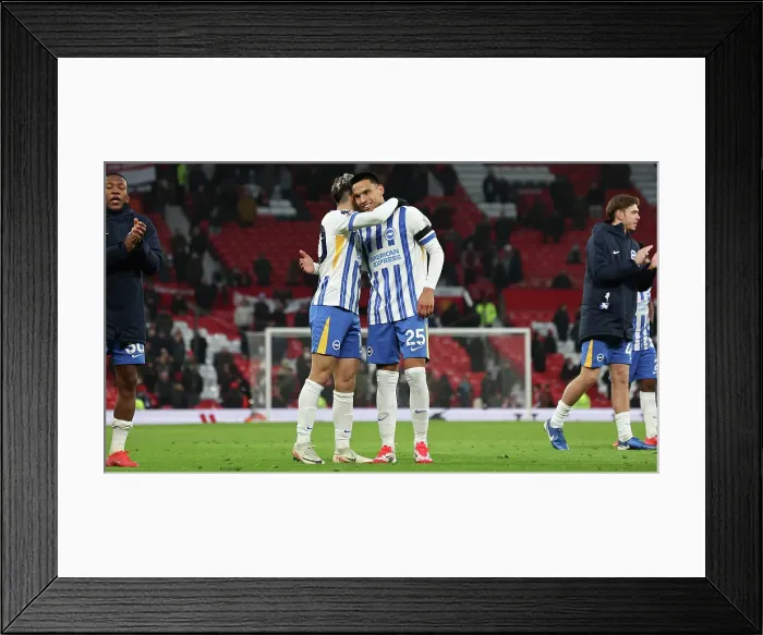 Framed Print : Manchester United v Brighton and Hove Albion Premier League 19JAN25 Framed Print : Manchester United v Brighton and Hove Albion Premier League 19JAN25