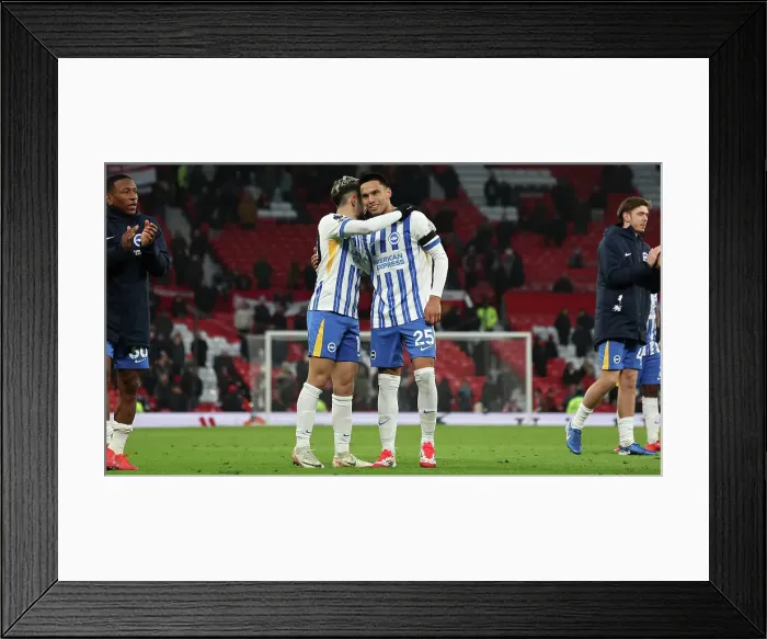 Framed Print : Manchester United v Brighton and Hove Albion Premier League 19JAN25 Framed Print : Manchester United v Brighton and Hove Albion Premier League 19JAN25