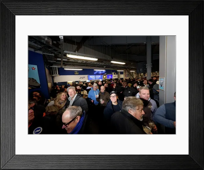 Framed Print : Brighton and Hove Albion v Everton Premier League 25JAN25