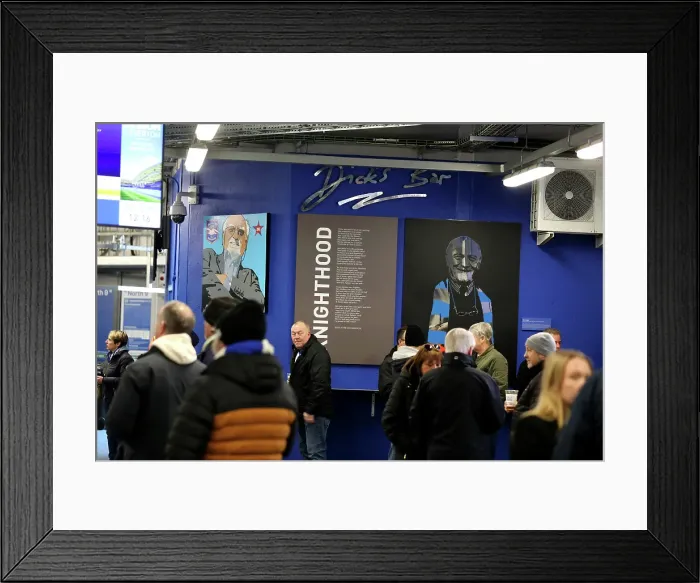 Framed Print : Brighton and Hove Albion v Everton Premier League 25JAN25