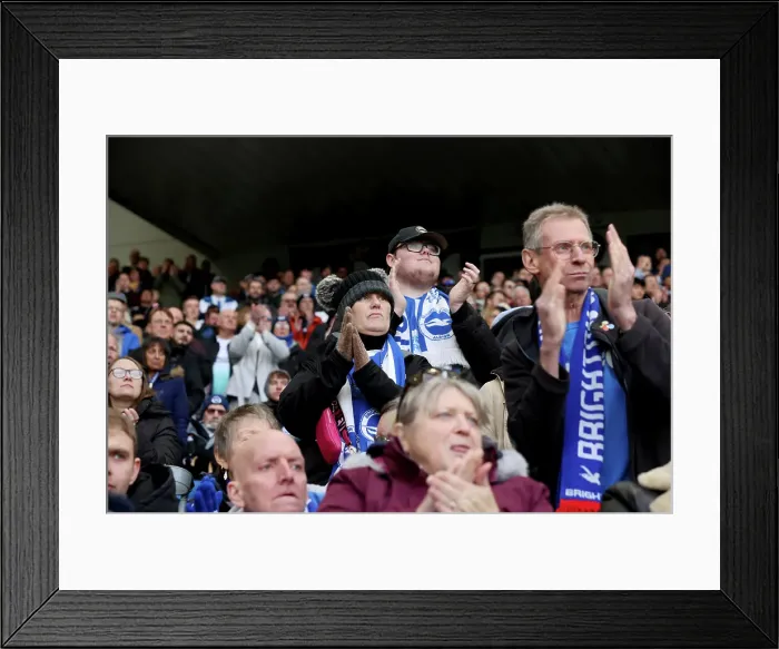 Framed Print : Brighton and Hove Albion v Everton Premier League 25JAN25 Framed Print : Brighton and Hove Albion v Everton Premier League 25JAN25