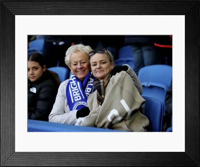 Framed Print : Brighton and Hove Albion v Everton Premier League 25JAN25 Framed Print : Brighton and Hove Albion v Everton Premier League 25JAN25