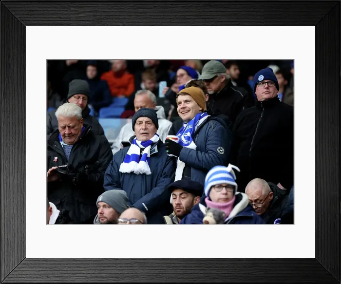 Framed Print : Brighton and Hove Albion v Everton Premier League 25JAN25 Framed Print : Brighton and Hove Albion v Everton Premier League 25JAN25