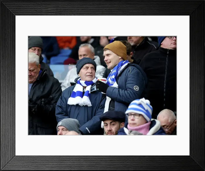 Framed Print : Brighton and Hove Albion v Everton Premier League 25JAN25 Framed Print : Brighton and Hove Albion v Everton Premier League 25JAN25