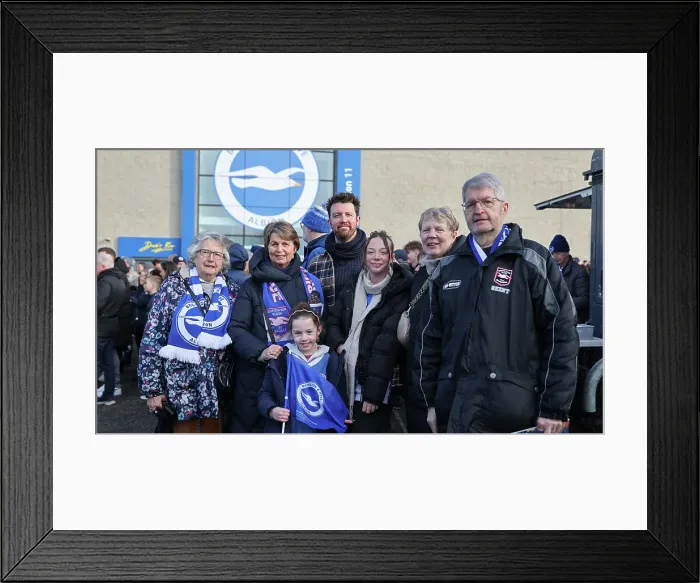 Framed Print : Brighton and Hove Albion v Everton Premier League 25JAN25 Framed Print : Brighton and Hove Albion v Everton Premier League 25JAN25