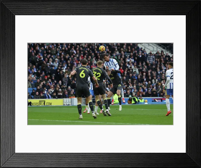Framed Print : Brighton and Hove Albion v Everton Premier League 25JAN25 Framed Print : Brighton and Hove Albion v Everton Premier League 25JAN25
