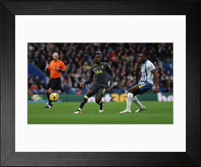 Framed Print : Brighton and Hove Albion v Everton Premier League 25JAN25 Framed Print : Brighton and Hove Albion v Everton Premier League 25JAN25