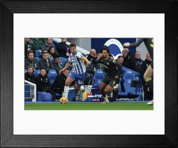 Framed Print : Brighton and Hove Albion v Everton Premier League 25JAN25 Framed Print : Brighton and Hove Albion v Everton Premier League 25JAN25