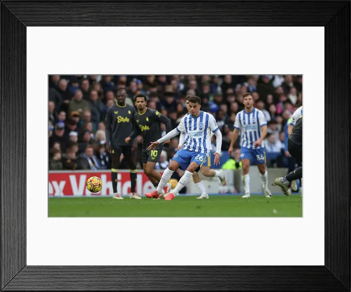 Framed Print : Brighton and Hove Albion v Everton Premier League 25JAN25 Framed Print : Brighton and Hove Albion v Everton Premier League 25JAN25